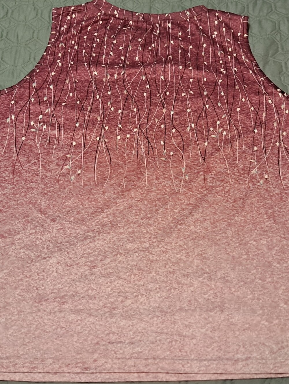 Zeagoo Sleeveless Pink Ombre Embellished Women’s Top Size 2XL - Picture 7 of 7